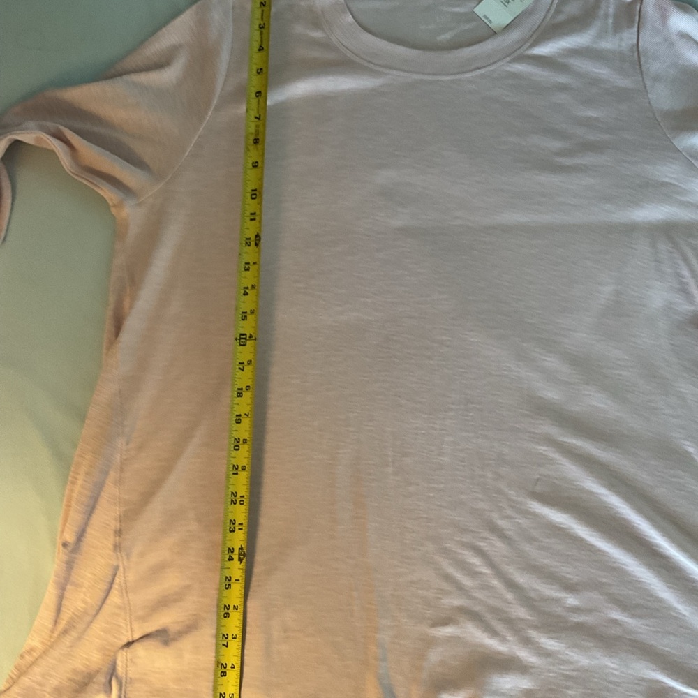 J. Jill Light Pink Long Sleeve Tee